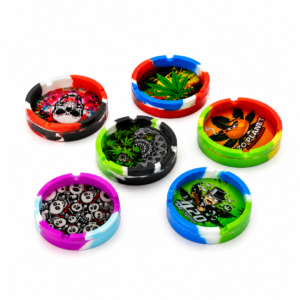 round-silicone-ashtray-with-printed-graphic-designs